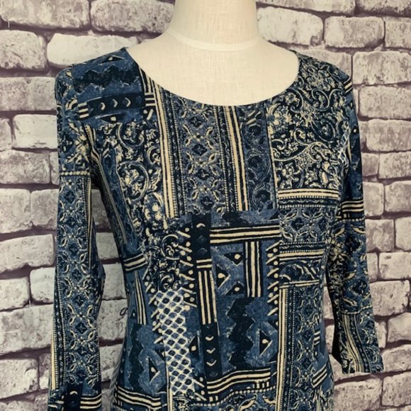 🎉🎉Host Pick🎉🎉 Lauren Ralph Lauren Flared Bottom Dress Size S - Picture 2 of 10